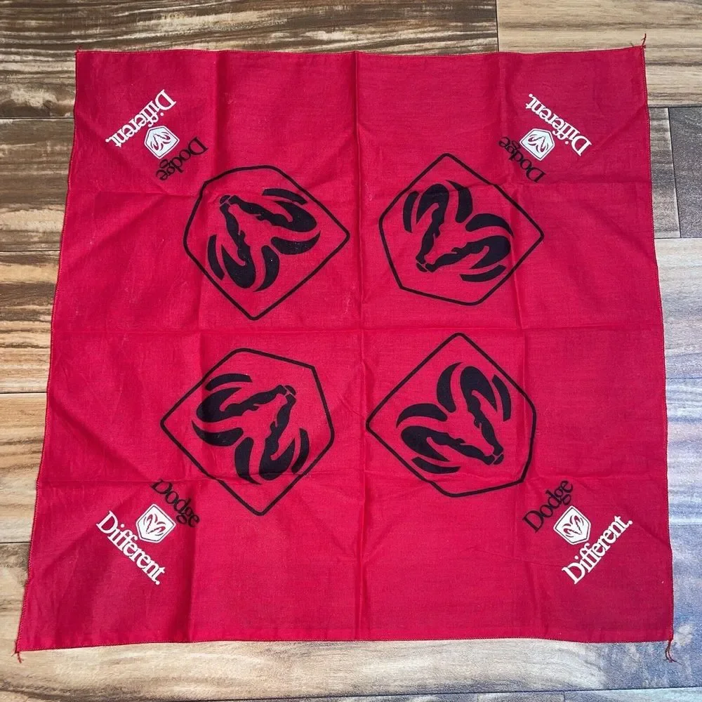 Vintage Dodge Ram Truck Bandana Handkerchief Face Mask Bundle Set